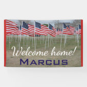 歓迎された家の軍の旗#1 横断幕 (横)