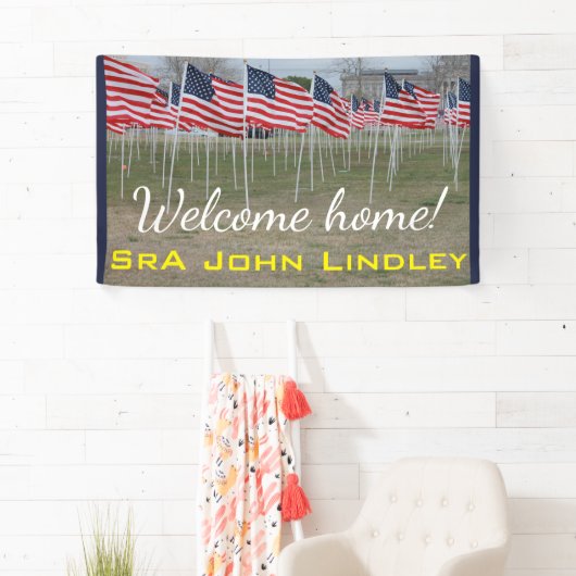 歓迎された家の軍の旗#2 横断幕 (インサイチュ)