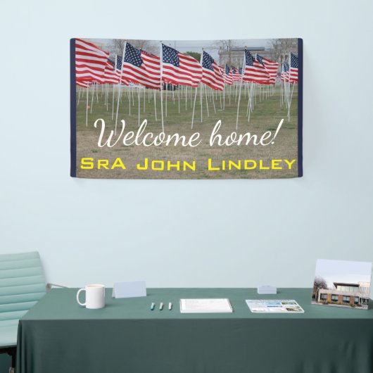 歓迎された家の軍の旗#2 横断幕 (トレードショー)