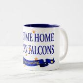 歓迎された家の金《鳥》ハヤブサ ツートーンマグカップ (正面右)