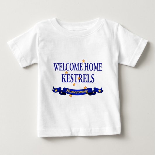 歓迎された家のKestrels ベビーTシャツ (正面)