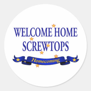 歓迎された家のScrewtops ラウンドシール