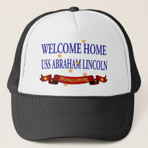 歓迎された家のUSS Abraham Lincoln キャップ