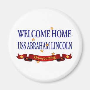 歓迎された家のUSS Abraham Lincoln マグネット