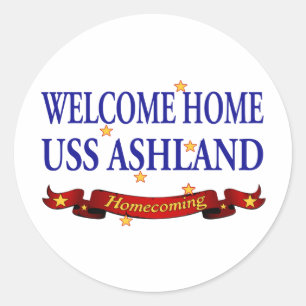 歓迎された家のUSS Ashland ラウンドシール