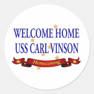 歓迎された家のUSS Carl Vinson ラウンドシール