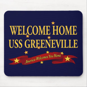 歓迎された家のUSS Greeneville マウスパッド