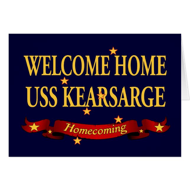 歓迎された家のUSS Kearsarge (正面横)