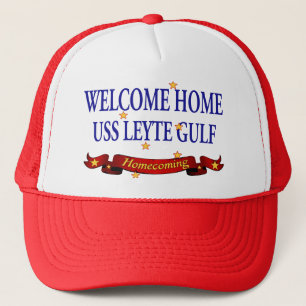 歓迎された家のUSS Leyte Gulf キャップ