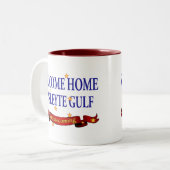 歓迎された家のUSS Leyte Gulf ツートーンマグカップ (正面左)