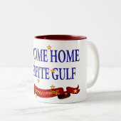 歓迎された家のUSS Leyte Gulf ツートーンマグカップ (正面右)