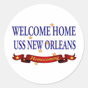 歓迎された家のUSS New Orleans ラウンドシール