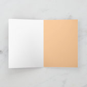 歓迎された家カード カード (内部)