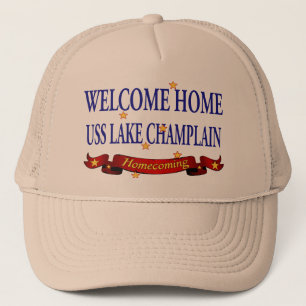 歓迎された家湖Champlain キャップ