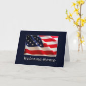 歓迎された家 カード (黄色い花)