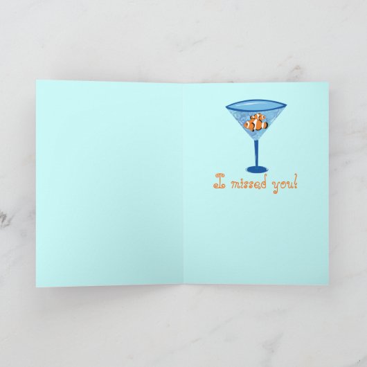 歓迎された家! カード (内部)