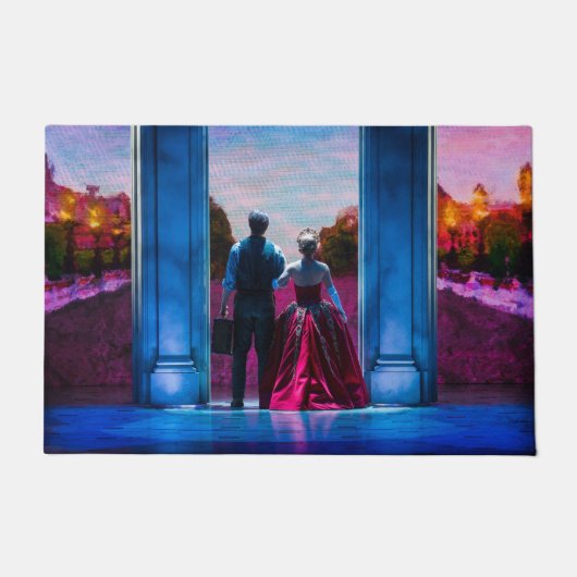 歓迎された家 ドアマット (正面)