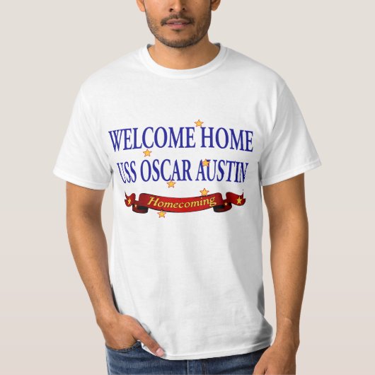歓迎された家USSオスカーマーティン Tシャツ (正面)