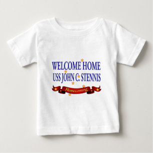 歓迎された家USSジョンC. Stennis ベビーTシャツ