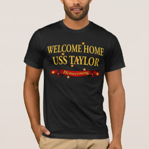 歓迎された家USSテイラー Tシャツ