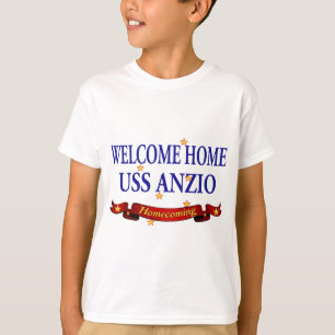 歓迎された家USS Anzio Tシャツ