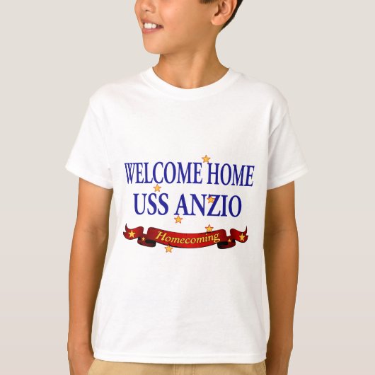 歓迎された家USS Anzio Tシャツ (正面)
