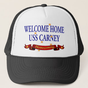 歓迎された家USS Carney キャップ