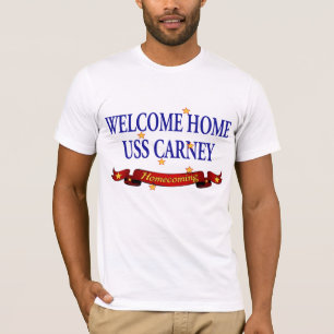 歓迎された家USS Carney Tシャツ