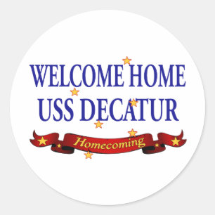 歓迎された家USS Decatur ラウンドシール