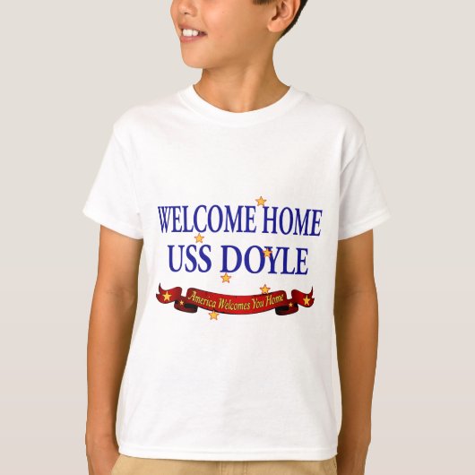 歓迎された家USS Doyle Tシャツ (正面)