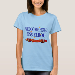 歓迎された家USS Elrod Tシャツ
