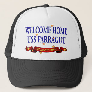 歓迎された家USS Farragut キャップ