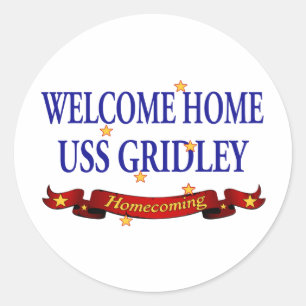 歓迎された家USS Gridely ラウンドシール