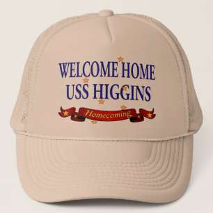歓迎された家USS Higgins キャップ