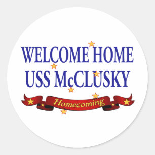 歓迎された家USS McClusky ラウンドシール