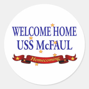 歓迎された家USS McFaul ラウンドシール