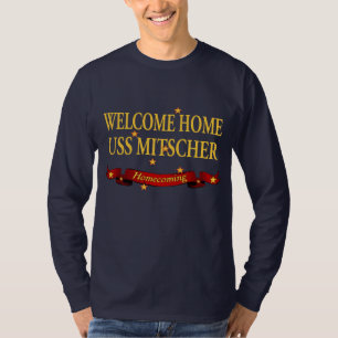 歓迎された家USS Mitscher Tシャツ