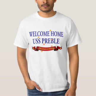 歓迎された家USS Preble Tシャツ