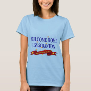 歓迎された家USS Scranton Tシャツ