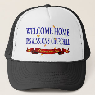歓迎された家USS Winston S. Churchill キャップ