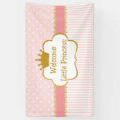 歓迎された小さい王女女の赤ちゃん 横断幕 (縦)