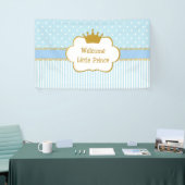 歓迎された小さい王子男の赤ちゃん 横断幕 (トレードショー)