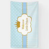 歓迎された小さい王子男の赤ちゃん 横断幕 (縦)