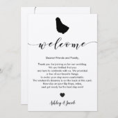 歓迎された手紙及び旅程を結婚するバルバドス プログラム (正面/裏面)