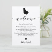 歓迎された手紙及び旅程を結婚するバルバドス プログラム (スタンド正面)