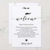 歓迎された手紙及び旅程を結婚するバージン諸島 プログラム (正面/裏面)