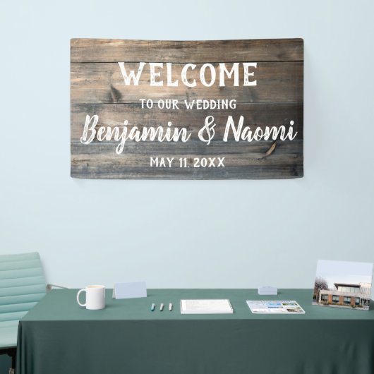 歓迎された旗を結婚する木板 横断幕 (トレードショー)