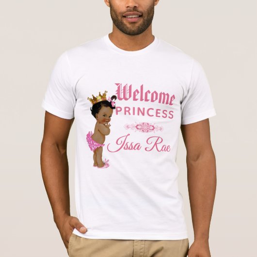 歓迎された民族Princess|PINK|Royal裁判所 Tシャツ (正面)