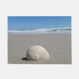 歓迎された海の貝 ドアマット