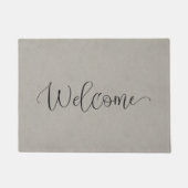 歓迎された玄関マットの最上層 ドアマット (正面)